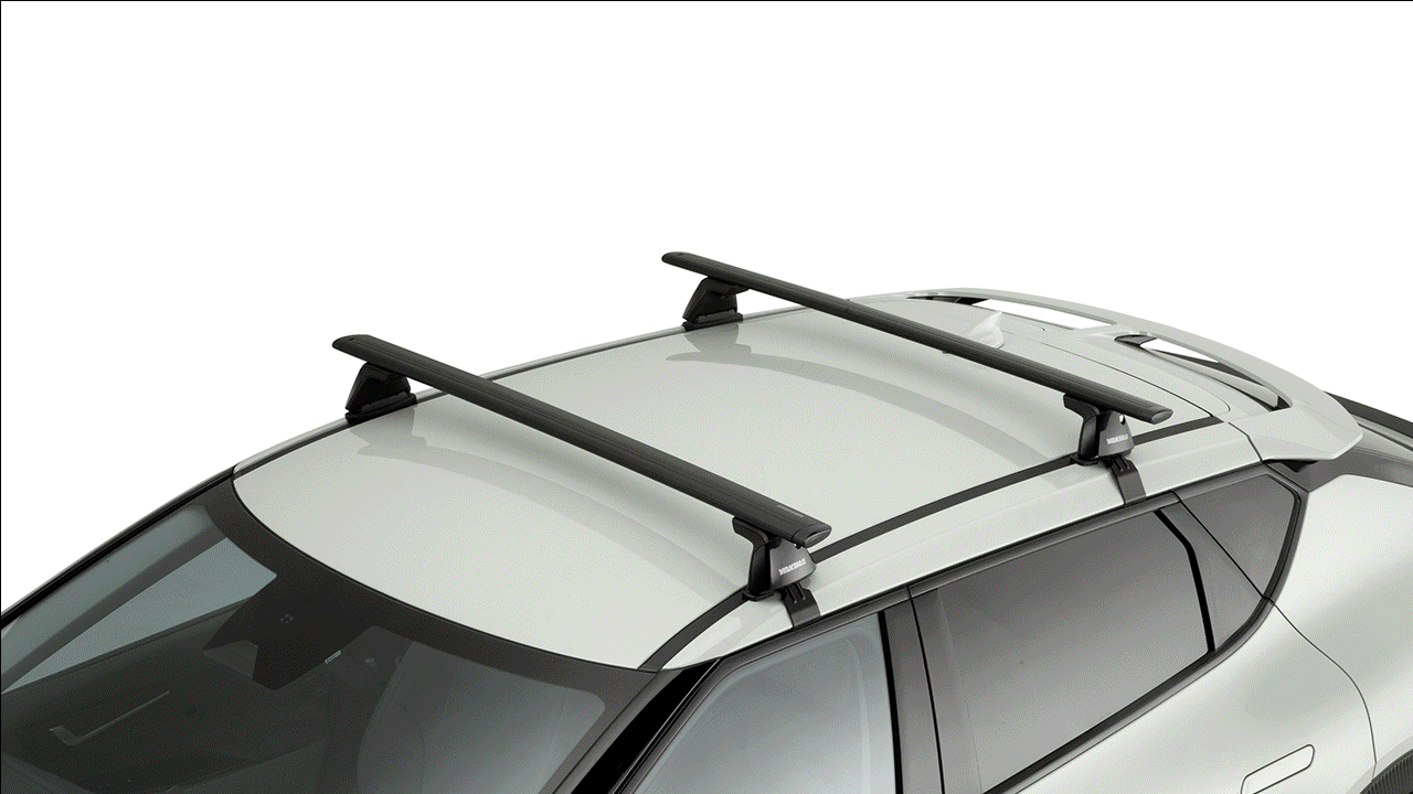 2024 Kia EV6 Utilizing Mounted Cross Bars Top-View