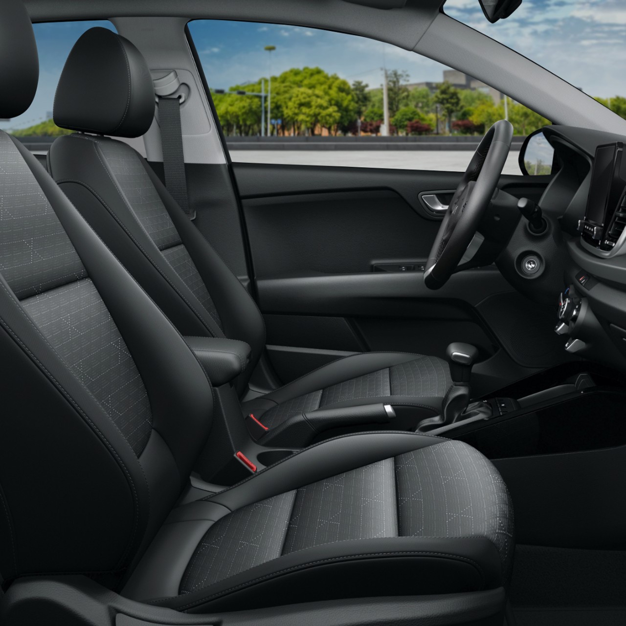2023 Kia Rio Interior Plush Seating Side View