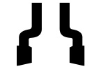 Icon of sport-tuned dual exhaust